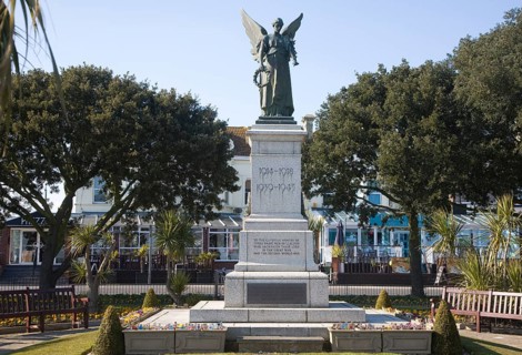 War Memorial in the Memorial Garden, Marine Parade West, Clacton on Sea, Essex, England, United