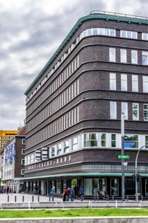 The city centre of Gelsenkirchen, Hans-Sachs-Haus, administrative seat of the city of