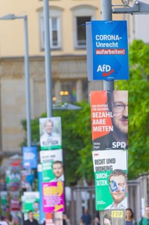 The hot phase of the state election campaign in Saxony can be seen in the amount of different