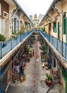 Hao Si Phuong Alley, Saigon Chinatown, Cho Lon, Ho Chi Minh City, Vietnam, Asia