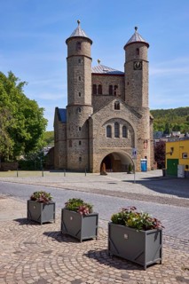 Collegiate church of St Chrysanthus and Daria in Bad Münstereifel, Eifel, Euskirchen district,