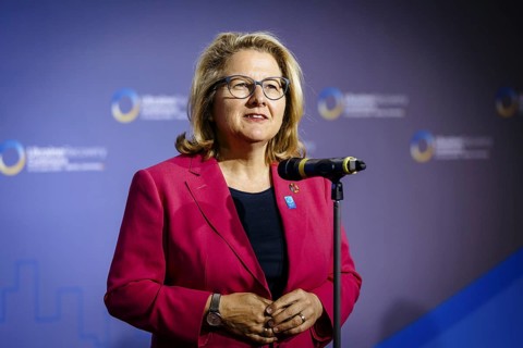Svenja Schulze (SPD), Federal Minister for Economic Cooperation and Development, pictured at the