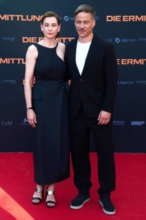 Christiane Paul, Tom Wlaschiha, DIE ERMITTLUNG, Photo call on the red carpet for the Berlin