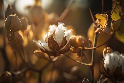 Cotton plant. KI generiert, generiert AI generated