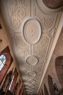 Ceiling vault in the side aisle of the Minster of Our Lady, Villingen-Schwenningen,
