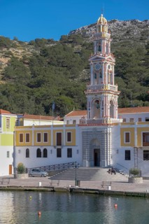Panormitis Monastery, Symi Island, Dodecanese, Greek Islands, Greece, Europe