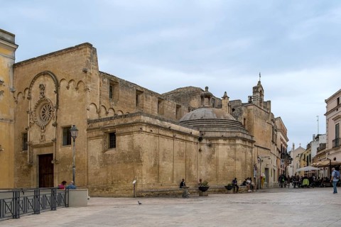 Church of San Domenico in Piazza Vittorio Veneto, Matera, Basilicata, Southern Italy, Italy, Europe
