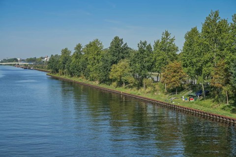 Westhafenkanal, near Beusselstraße, Moabit, Mitte, Berlin, Germany, Europe