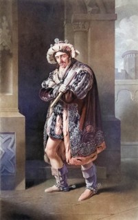 Edmund Kean 1787 to 1833 English actor in Richard the Third Act IV Scene 4 by William Shakespeare