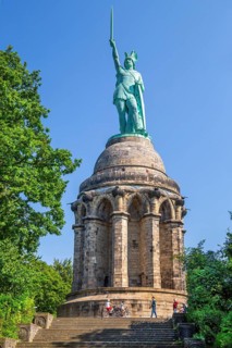 Hermannsdenkmal near Hiddesen, district of Detmold, Teutoburg Forest, North Rhine-Westphalia,
