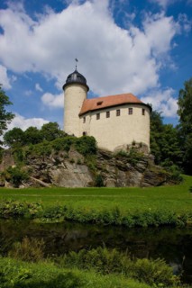 Rabenstein Castle, the smallest medieval castle in Saxony, is located in Oberrabenstein, Rabenstein