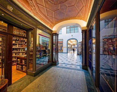 Specks Hof shopping arcade, interior view, Leipzig, Saxony, Germany, Europe