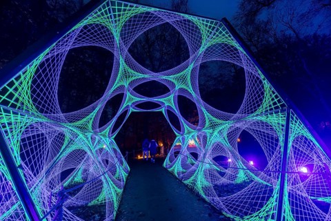 It's the most beautiful time of the year when the sparkling evening trail finally lights up