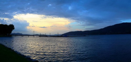 Panorama of Lake Maggiore
