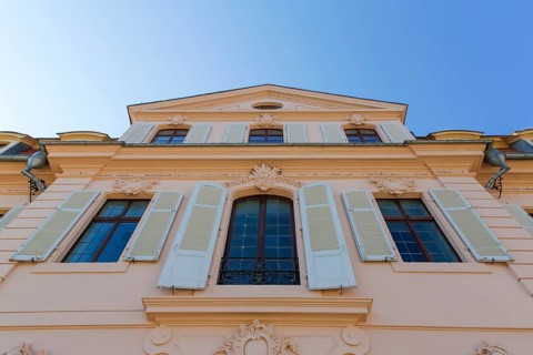 Stadion Castle Bönnigheim, detail, facade, building, architecture, historic building, late baroque