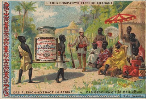 Series Export of Liebig meat extract to Africa, a promotional gift for the king, Liebig picture,