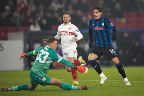 Football match, Nicolo' ZANIOLO Atalanta Bergamo 10 scores 0:2 for Atalanta Bergamo, Maximilian