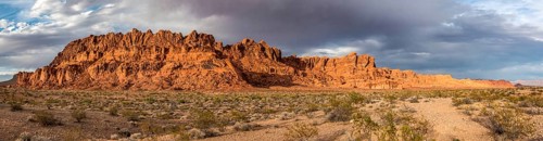 Magnificent red colored rock in the Valley of Fire, Nevada, USA, North America