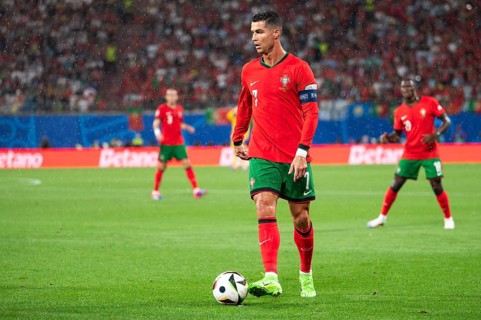 LEIPZIG, GERMANY - JUNE 18, 2024: Euro 2024 Groupe F match Portugal vs Czechia 2:1. In action