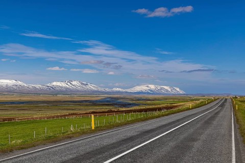 Roadside Skagafjörður, Iceland, Europe