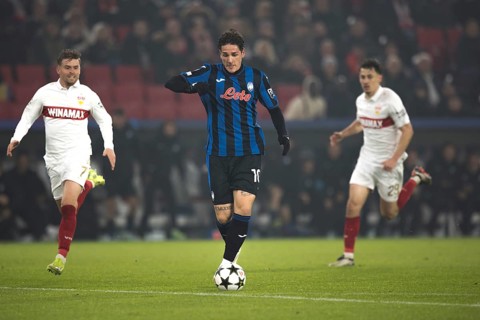 Football match, Nicolo' ZANIOLO Atalanta Bergamo 10 on his way to score the 0:2 for Atalanta