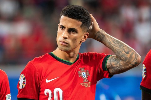 LEIPZIG, GERMANY - JUNE 18, 2024: Euro 2024 Groupe F match Portugal vs Czechia 2:1. Joao Cancelo