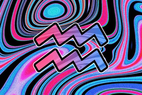 Aquarius zodiac sign, funky horoscope, Horoscope Astrology background, Aquarius, funky zodiac