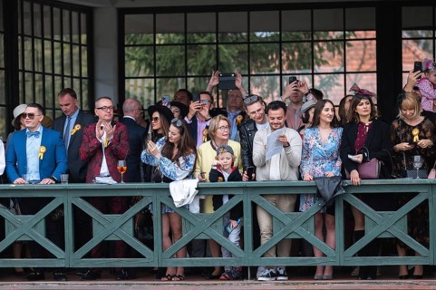 WROCLAW, POLAND - APRIL 23, 2023: Horse racing - opening of the Season at the racecourse WTWK