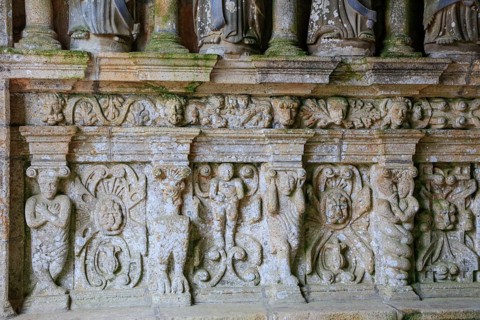 Enclosed parish Enclos paroissial church Eglise Notre-Dame de Bodilis from the 16th century,