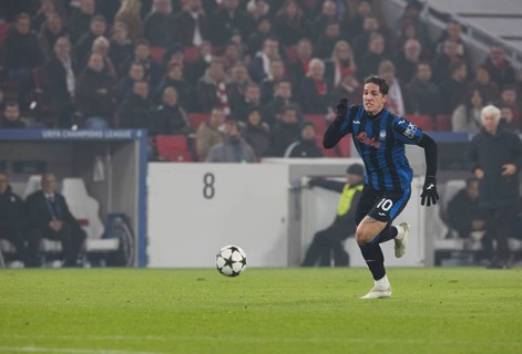 Football match, Nicolo' ZANIOLO Atalanta Bergamo 10 on his way to score the 0:2 for Atalanta