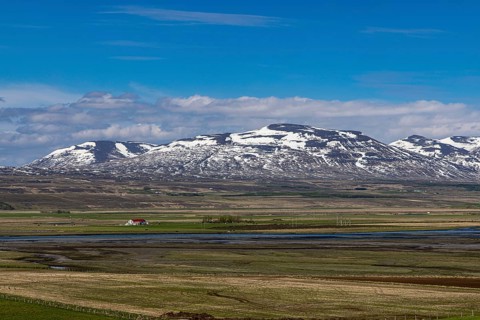 Roadside Skagafjörður, Iceland, Europe