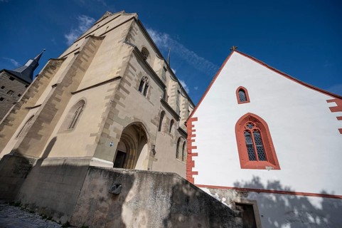 St Vitus and St Michael's Church, Iphofen, Lower Franconia, Bavaria, Germany, Europe