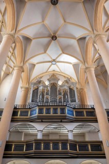 Organ loft, organ built in 1751 by the organ builder Johann Philipp Seuffert, St Vitus Church, 16th
