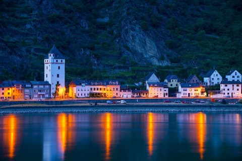 St. Goarshausen, Unesco World Heritage Site Upper Middle Rhine Valley, Rhineland-Palatinate,