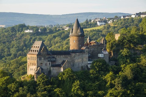 Stahleck Castle Youth Hostel, Stahleck Youth Castle, Bacharach am Rhein, UNESCO World Heritage