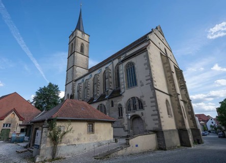 St Vitus Church, completed in the 17th century, Iphofen, Lower Franconia, Bavaria, Germany, Europe