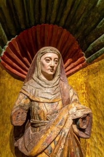 Spanish colonial exhibition from The Convent of San Miguel Arcangel, Palacio Canton Merida, Yucatan