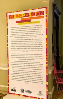 'Transposicion' exhibition by Marjorie Skouras of 1960s-1970s female clothes, Museo de Arte Popular