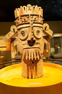 Dios de Agua or Water God of Tehuacan area of ??Puebla, National Museum of Anthropology, Mexico