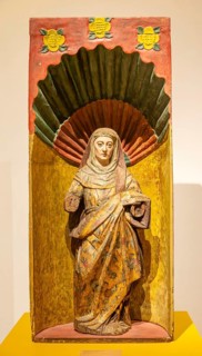 Spanish colonial exhibition from The Convent of San Miguel Arcangel, Palacio Canton Merida, Yucatan