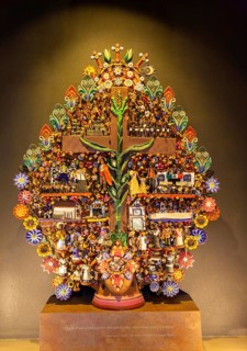 Tree of Life by Miguel Angel Gutierrez tradition from Metepec, National Museum of Anthropology,