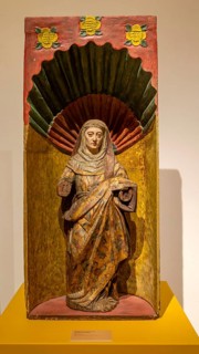 Spanish colonial exhibition from The Convent of San Miguel Arcangel, Palacio Canton Merida, Yucatan