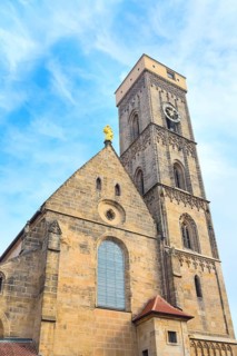 Bamberg cathedral close-up view, Germany landmark