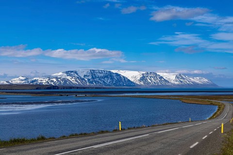 Roadside Skagafjörður, Iceland, Europe