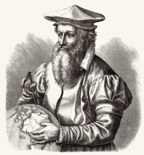 Gerardus Mercator oder Gerard de Kremer, 1512-1594, Kartograph, Geograph, Theologe und Philosoph