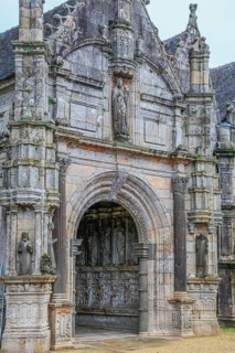 Enclosed parish Enclos paroissial church Eglise Notre-Dame de Bodilis from the 16th century,