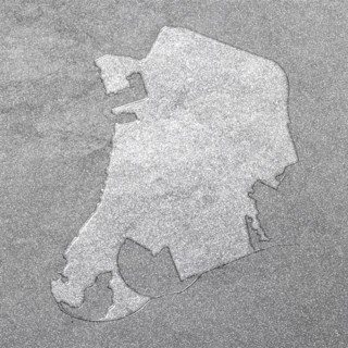 Map of Macao, silver background, map background