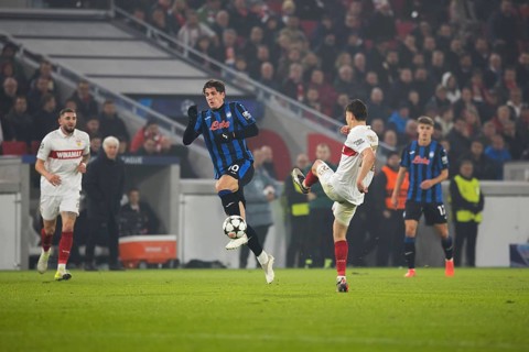 Football match, Nicolo' ZANIOLO Atalanta Bergamo 10 on his way to score the 0:2 for Atalanta