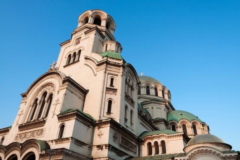 The St. Alexander Nevsky Cathedral in the historic Bulgarian capital. Sofia, Bulgaria, Europe