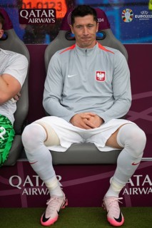 BERLIN, GERMANY - JUNE 21, 2024: Euro 2024 Groupe D match Poland vs Austria 1:3. Robert Lewandowski